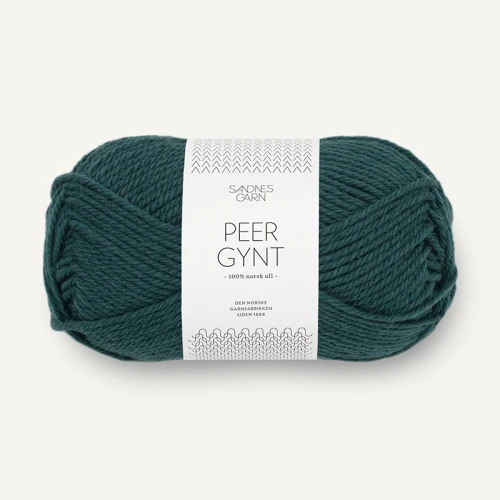 Włóczka Sandnes Garn Peer Gynt 7281 / głęboki szmaragd