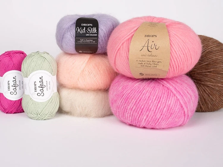 Włóczka Drops Kid-Silk 55 / przymglony fiolet / uni color