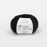 Włóczka Gabo Wool Baby Silk Yak 9500 / czerń