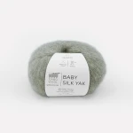 Włóczka Gabo Wool Baby Silk Yak 9562 / szaro-szałwiowy