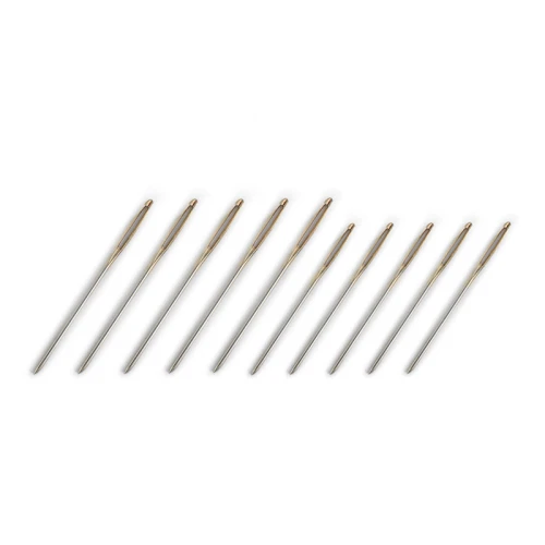Zestaw igieł do wełny ze złotym uchem 6-7 cm / 10 szt. / CP100550