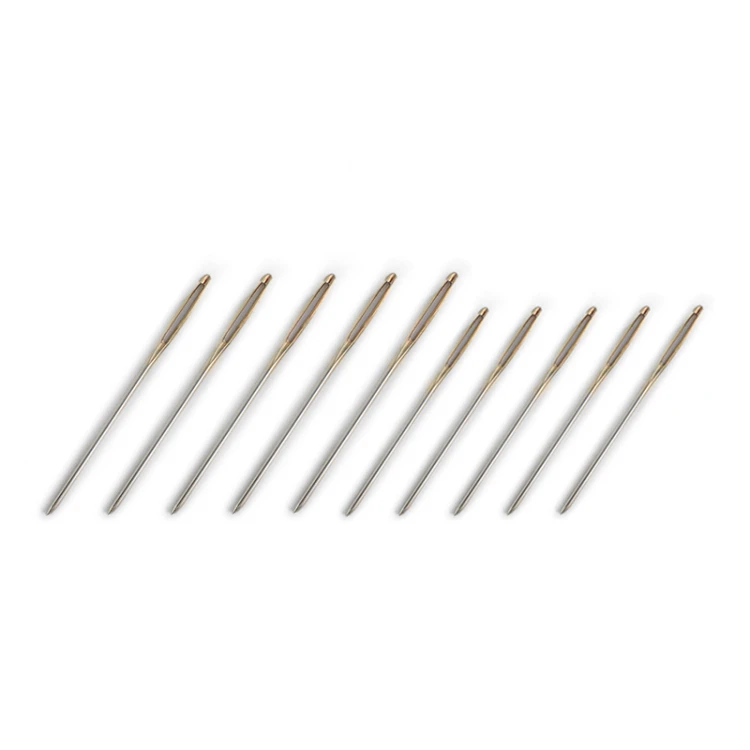 Zestaw igieł do wełny ze złotym uchem 6-7 cm / 10 szt. / CP100550