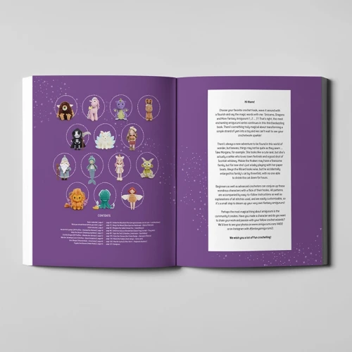 Książka Unicorns, Dragons and more Fantasy Amigurumi 3 - w języku angielskim