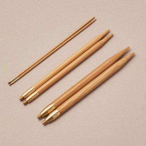 Druty KRÓTKIE do wymiennych żyłek Seeknit Koshitsu 10cm - bambusowe