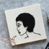 Ramy z kanwą KnitPro / bawełniana / 25 x 25 x 1,5 cm / ecru / 2 szt. / 21010