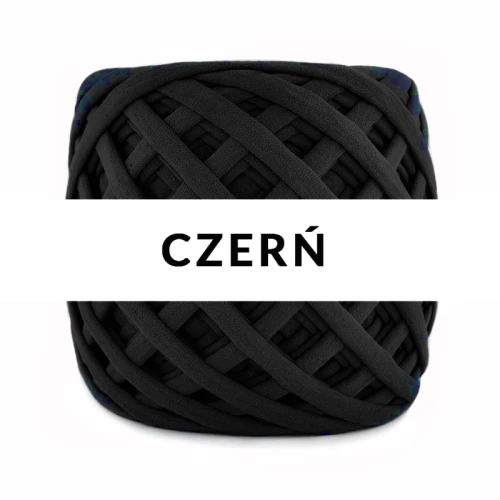 T-shirt Yarn Premium Sznurex / czerń