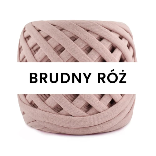 T-shirt Yarn Premium Sznurex / brudny róż
