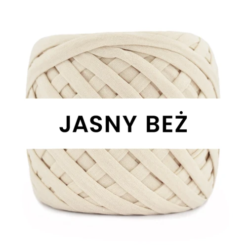 T-shirt Yarn Premium Sznurex / jasny beż