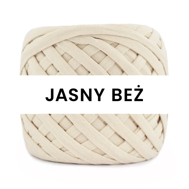 T-shirt Yarn Premium Sznurex / jasny beż