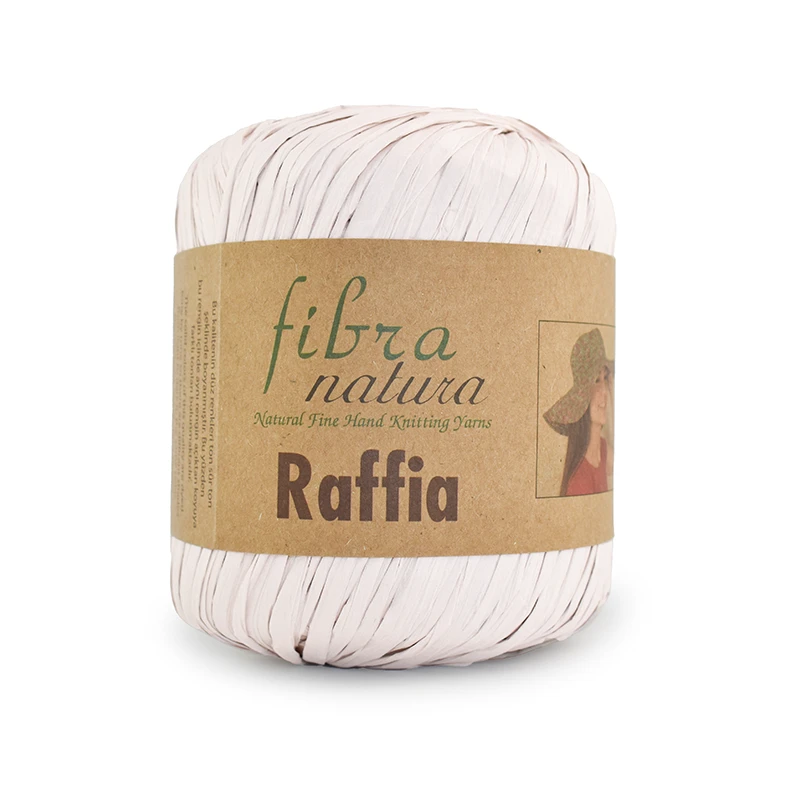 Włóczka Fibranatura Raffia 116-15 / rafia papierowa / wapień