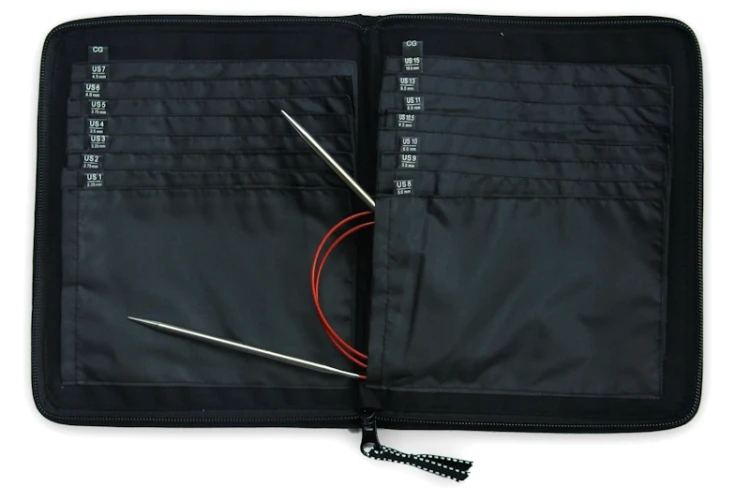 Organizer etui ChiaoGoo na druty z żyłką 23x18 cm / DS