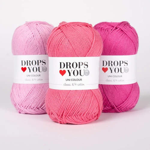 Włóczka Drops Loves You #7 47 / kwiat wiśni