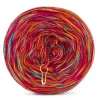 KOKONEK Eight Merino E001 - 2Koniak/2rubin/2burak/szmaragd/kurkuma, 8 nitek, 220 m, 130 g