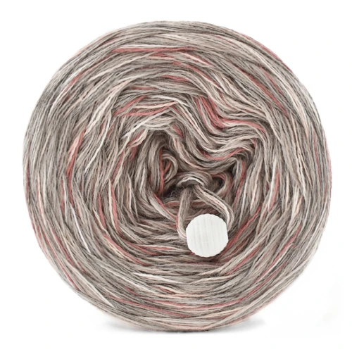 KOKONEK Eight Merino E002 - 4Cappuccino/malwa/zgaszona morela/łososiowy róż/nude, 8 nitek, 220 m, 130 g