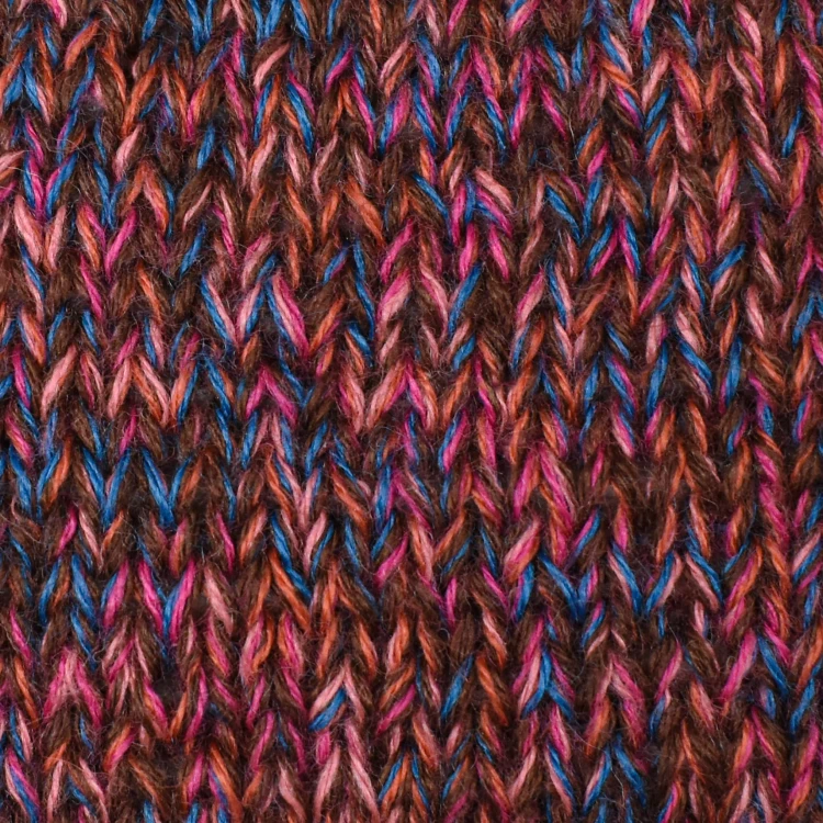 KOKONEK Eight Merino E005 - 4Brąz/cegła/petrol II/fuksja/malwa, 8 nitek, 220 m, 130 g