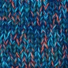 KOKONEK Eight Merino E008 - 4Granat/petrol II/ciemna zieleń/turkus/rudy, 8 nitek, 220 m, 130 g