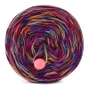 KOKONEK Eight Merino E010 - 3Granat/turkus/ciemny cyklamen/rubin/rudy/kurkuma, 8 nitek, 220 m, 130 g