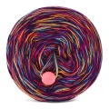 KOKONEK Eight Merino E010 - 3Granat/turkus/ciemny cyklamen/rubin/rudy/kurkuma, 8 nitek, 220 m, 130 g