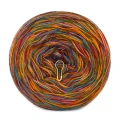 KOKONEK Eight Merino E013 - Bordo/jasna malwa/morski/fumo/khaki melanż/cegła/khaki/miodowy, 8 nitek, 220 m, 130 g