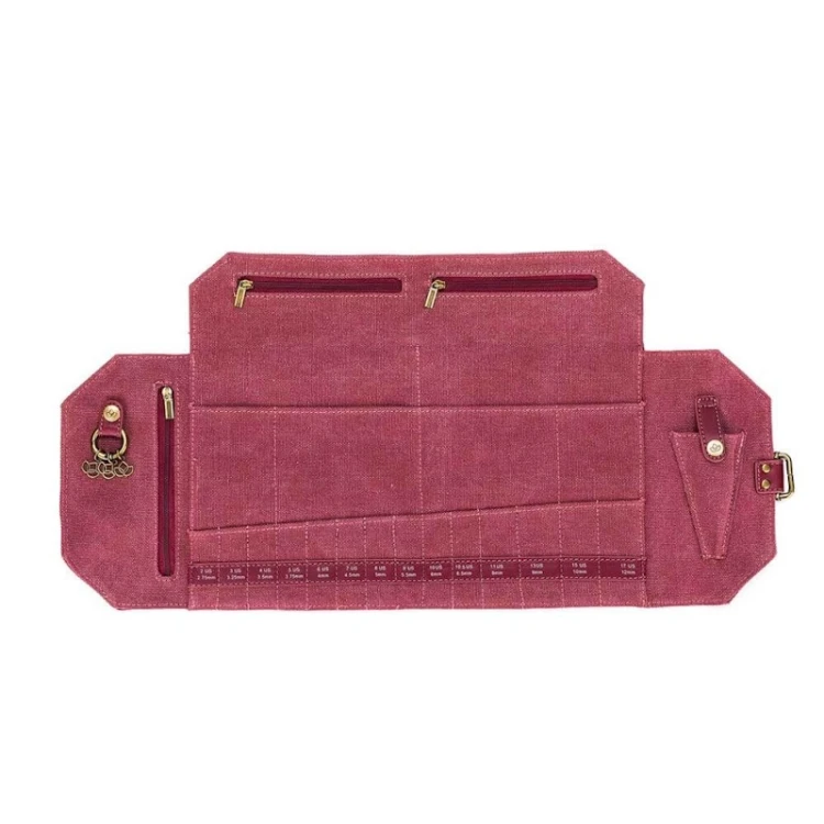 Organizer etui Della Q Canvas na druty wymienne 20.3x19cm / DS