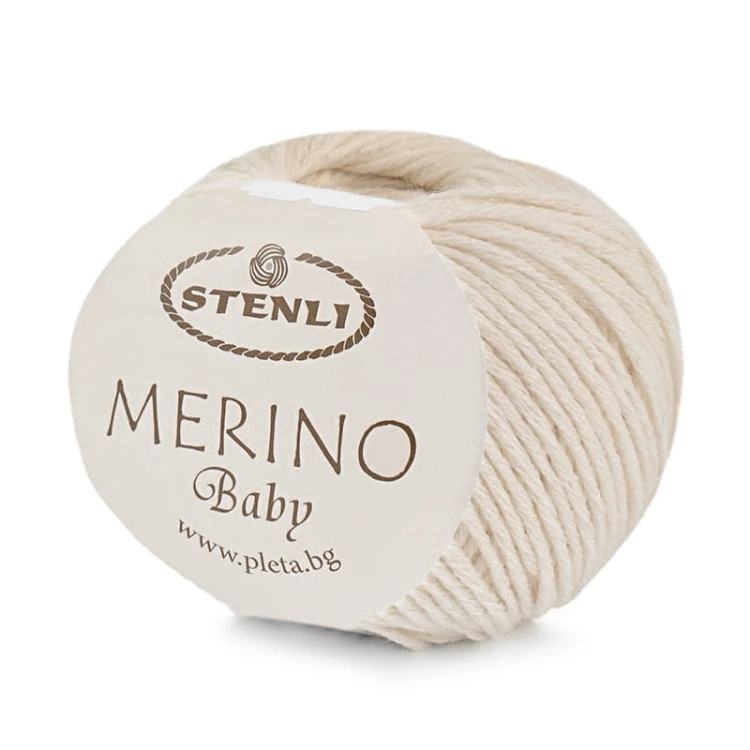 Włóczka Stenli Merino Baby 914 / chałwa
