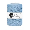 Sznurek skręcany bawełniany Bobbiny Macrame Cord / Niebieski / Perfect Blue / 5mm / 100m