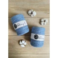 Sznurek skręcany bawełniany Bobbiny Macrame Cord / Niebieski / Perfect Blue / 5mm / 100m