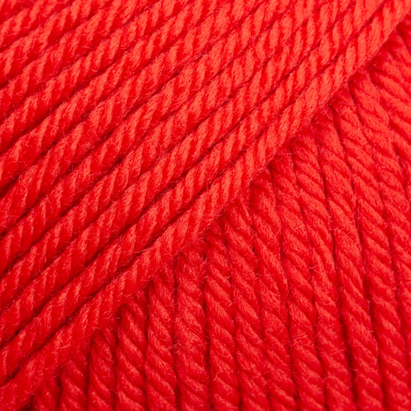 Włóczka Drops Daisy 20 / czerwony / uni colour