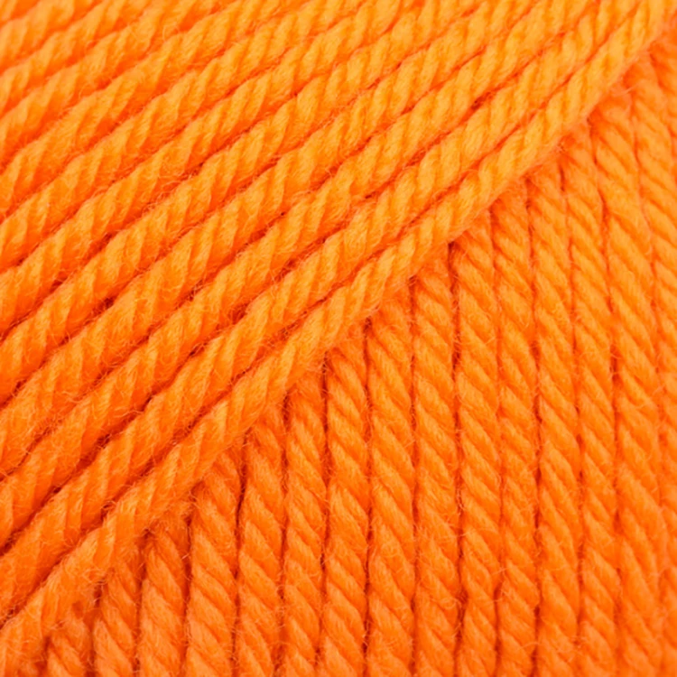 Włóczka Drops Daisy 23 / pomarańczowy / uni colour