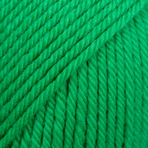 Włóczka Drops Daisy 25 / papuzia zieleń / uni colour