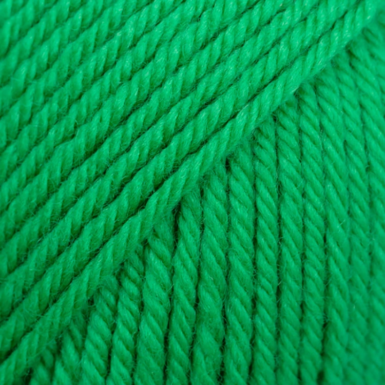 Włóczka Drops Daisy 25 / papuzia zieleń / uni colour