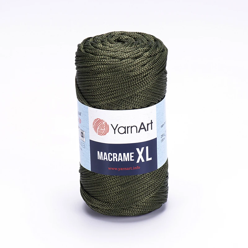 Sznurek poliestrowy YarnArt Macrame XL 3mm 164 / khaki