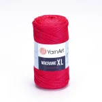 Sznurek poliestrowy YarnArt Macrame XL 3mm 163 / jasny rubin