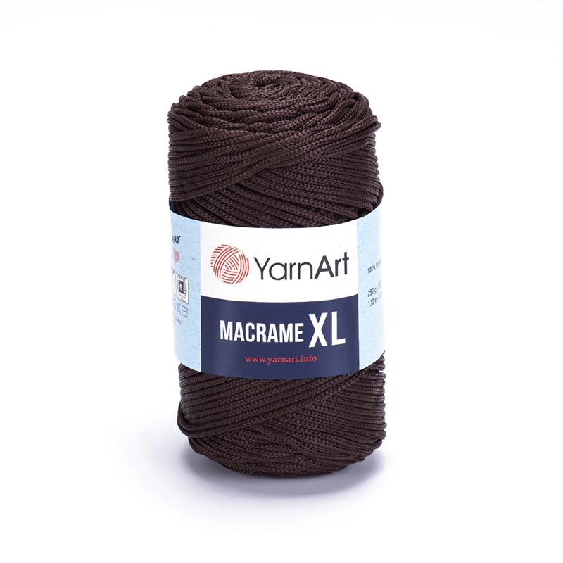 Sznurek poliestrowy YarnArt Macrame XL 3mm 157 / czekolada