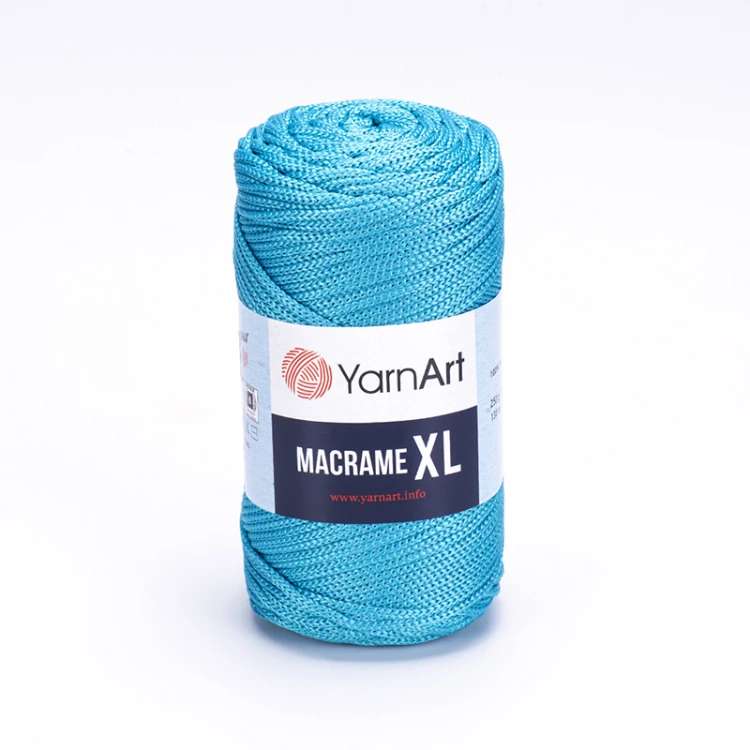 Sznurek poliestrowy YarnArt Macrame XL 3mm 152 / turkus