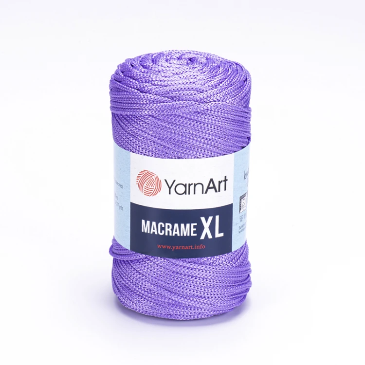 Sznurek poliestrowy YarnArt Macrame XL 3mm 135 / jasny fiolet