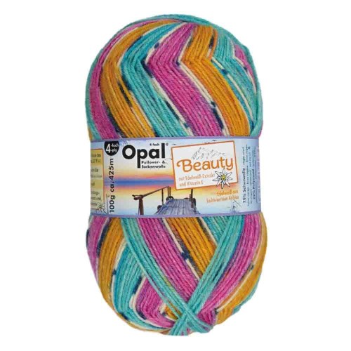 Włóczka skarpetkowa Opal Beatuy 3 Wellness 4ply / 100g / 11301