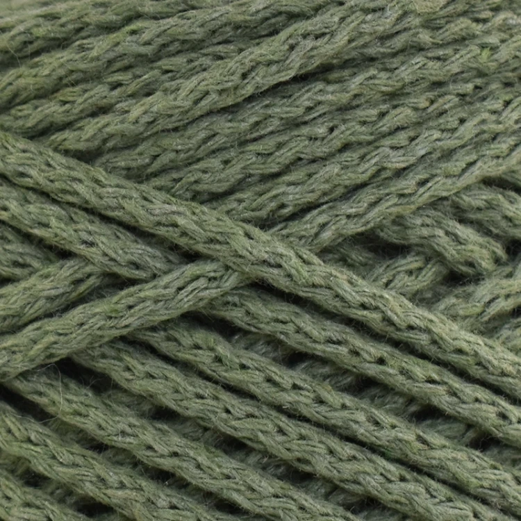PREMIUM sznurek bawełniany by KOKONKI 3mm / rolka 100m / szałwia