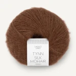 Włóczka Sandnes Garn Tynn Silk Mohair 3073 / ciepły brąz