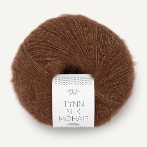 Włóczka Sandnes Garn Tynn Silk Mohair 3073 / ciepły brąz