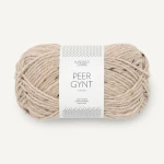 Włóczka Sandnes Garn Peer Gynt Tweed 2730 / owsiany melanż z nopkami