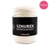 PREMIUM sznurek bawełniany by KOKONKI 5mm / rolka 100m / ecru