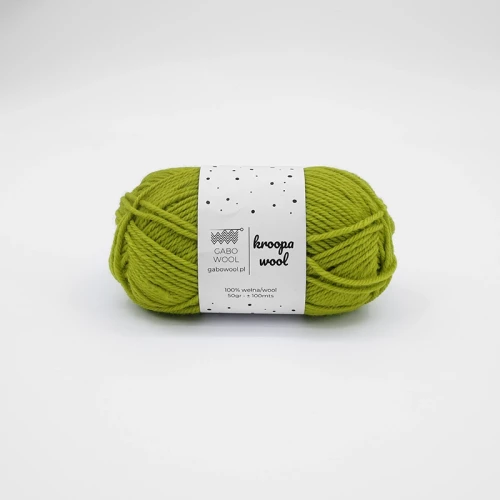 Włóczka Gabo Wool Kroopa Wool 0179 / kiwi