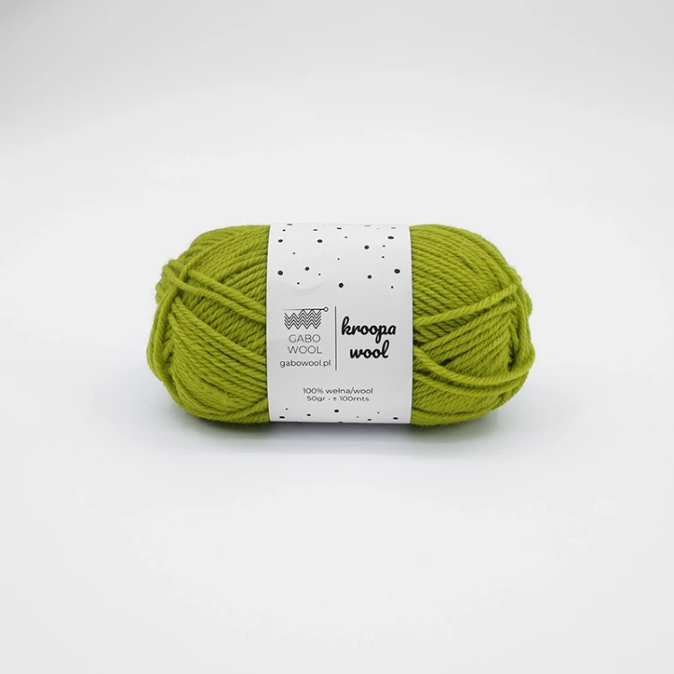 Włóczka Gabo Wool Kroopa Wool 0179 / kiwi