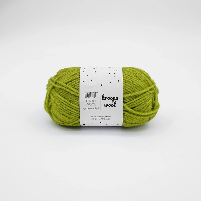Włóczka Gabo Wool Kroopa Wool 0179 / kiwi