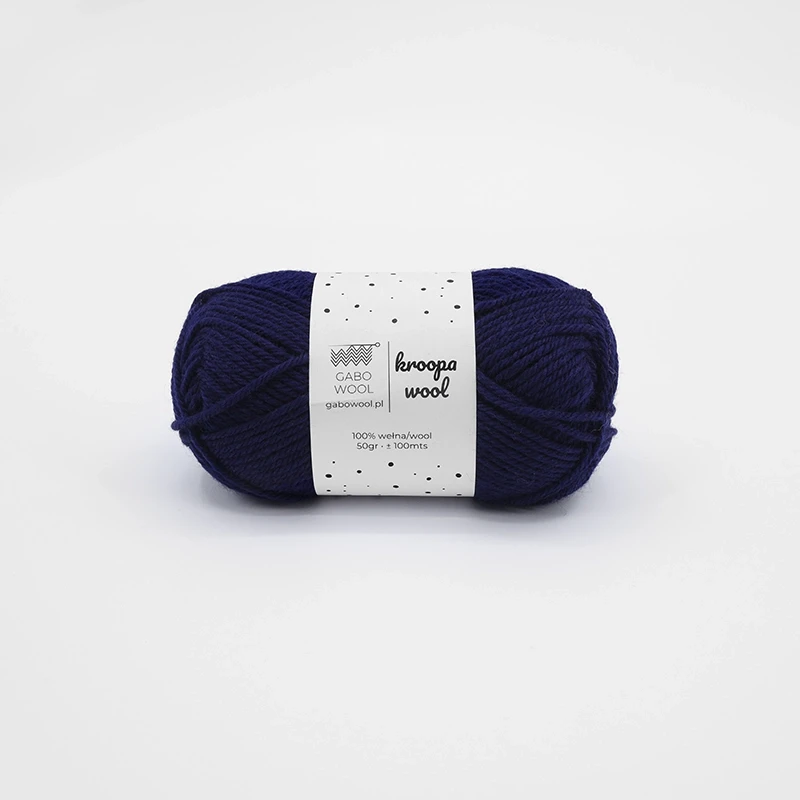 Włóczka Gabo Wool Kroopa Wool 0936 / atrament