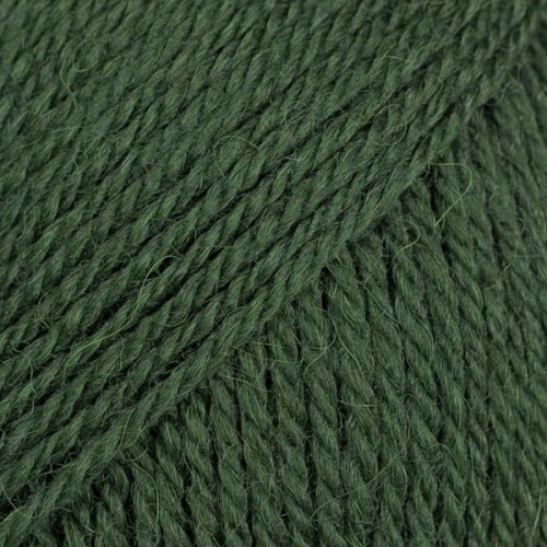 łóczka Drops Flora 32 / pciemnozielony / uni colour