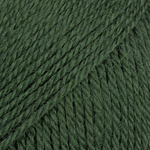 łóczka Drops Flora 32 / pciemnozielony / uni colour