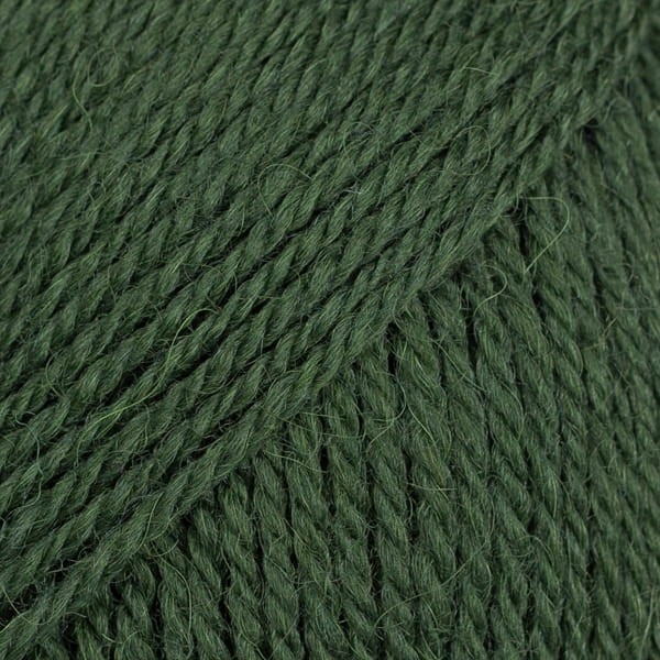 łóczka Drops Flora 32 / pciemnozielony / uni colour