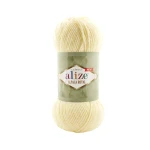 Włóczka Alize Alpaca Royal New 001 / kremowożółty